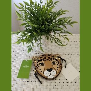 Kate Spade NWT Leopard Coin Purse